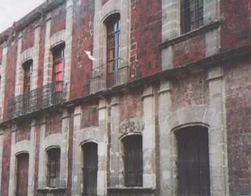 Palacio de los Marqueses de Aguayo, en la Calle del Espíritu Santo (actual Calle 16 de Septiembre) n° 9, en la Ciudad de México.