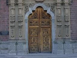 Portal de la Casa de los Marqueses del Apartado en la Ciudad de México