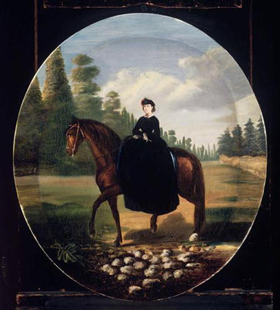 Doña María Josefa Romero de Terreros de Parada. Oleo de Edouard Pringet (1788-1875). Obra de c.1865 (Brooklyn Museum of Art, New York).